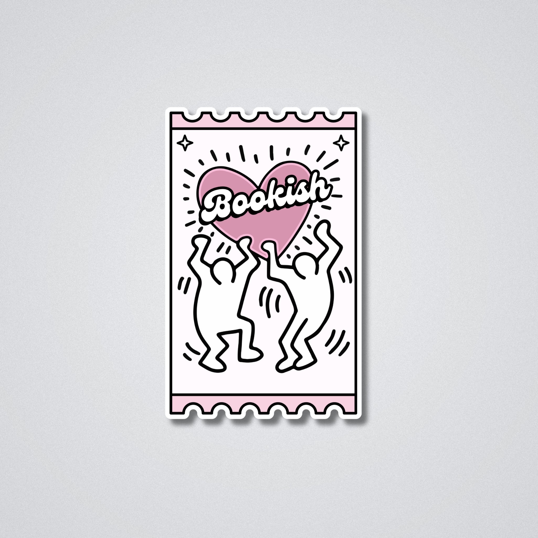 Bookish Vinyl Waterproof Sticker