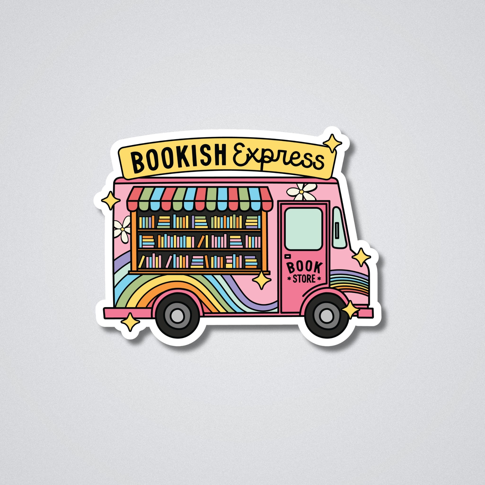 Bookish Express Vinyl Waterproof Sticker