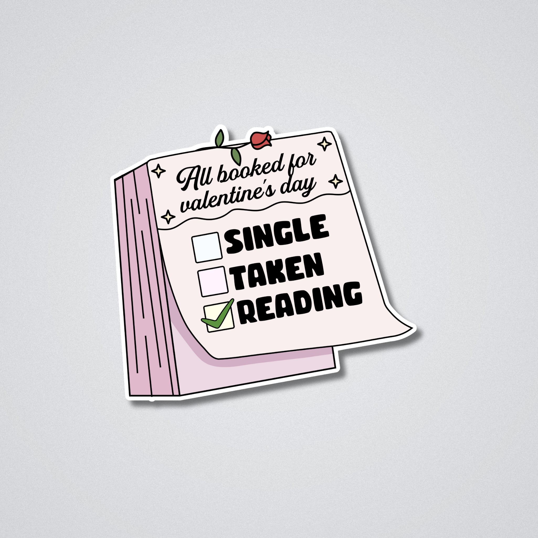 Reading Vinyl Waterproof Sticker