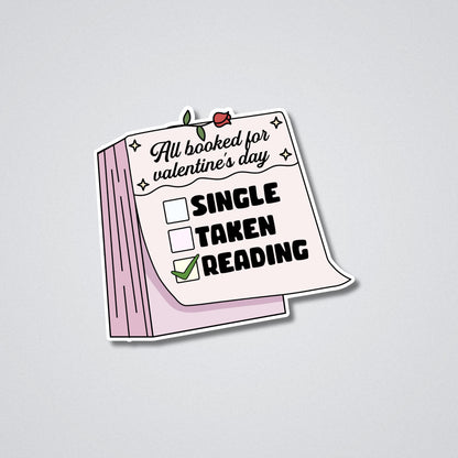 Reading Vinyl Waterproof Sticker
