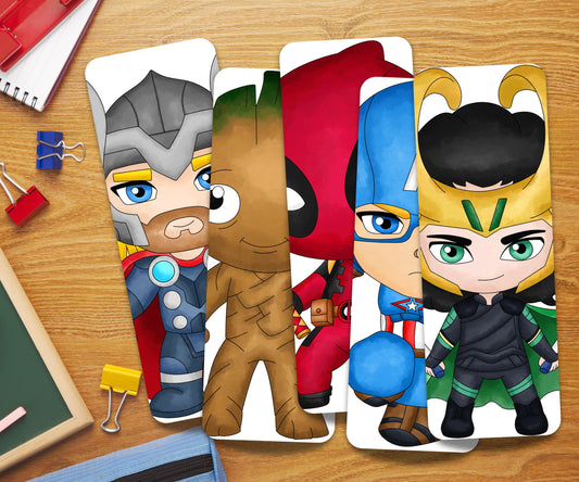 Super Heroes Bundle B Laminated Bookmarks