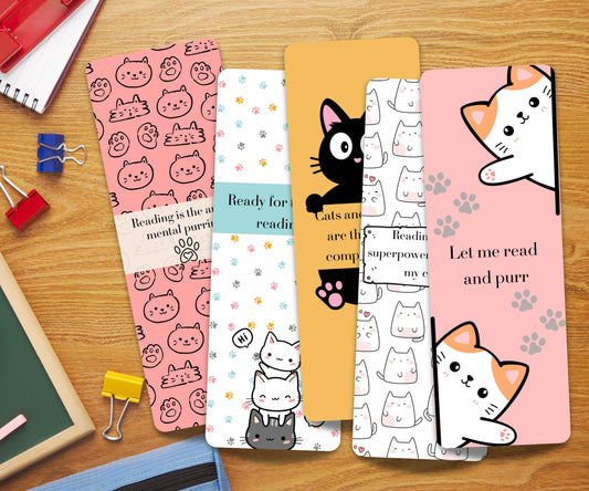 Cat Lover Laminated Bookmark