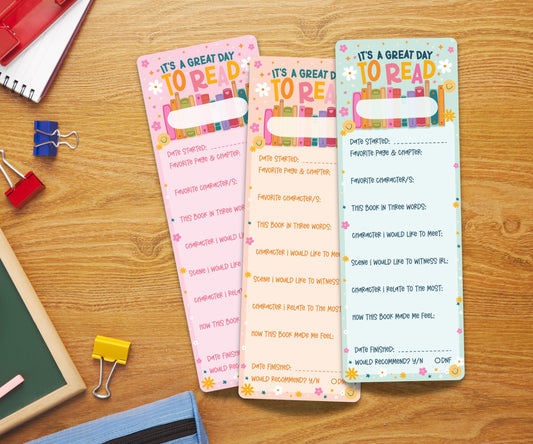 To Read Laminated Bookmark