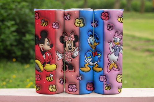 Cartoon Themed Stainless Steel Vacuum Insulated Tumbler 