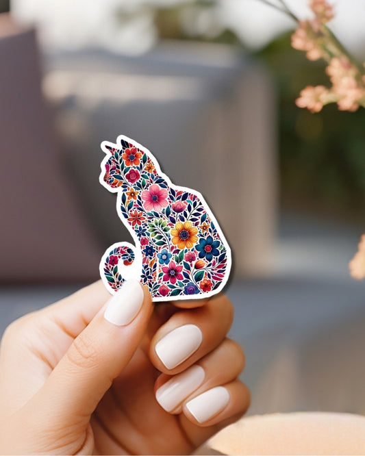 Cat Lover Vinyl Waterproof Sticker