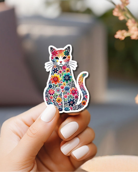 Cat Lover Vinyl Waterproof Sticker
