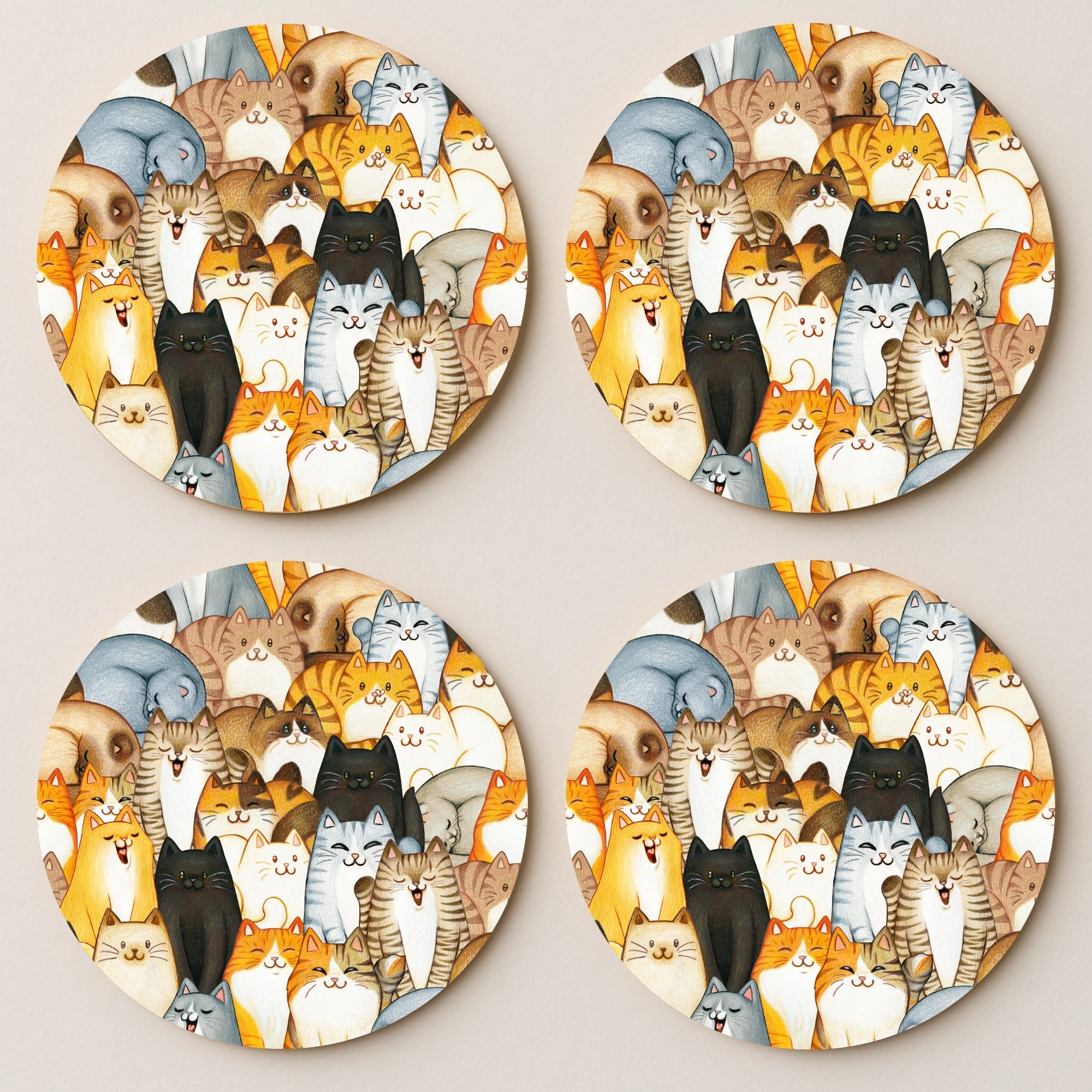 Cat Lover Coasters