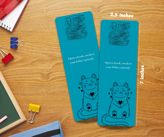 Cat Lover Laminated Bookmark