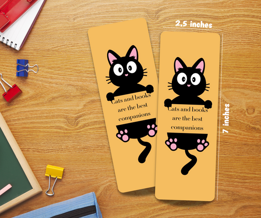 Cat Lover Laminated Bookmark