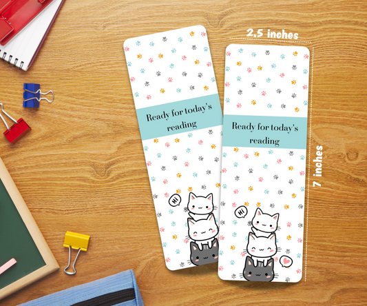 Cat Lover Laminated Bookmark