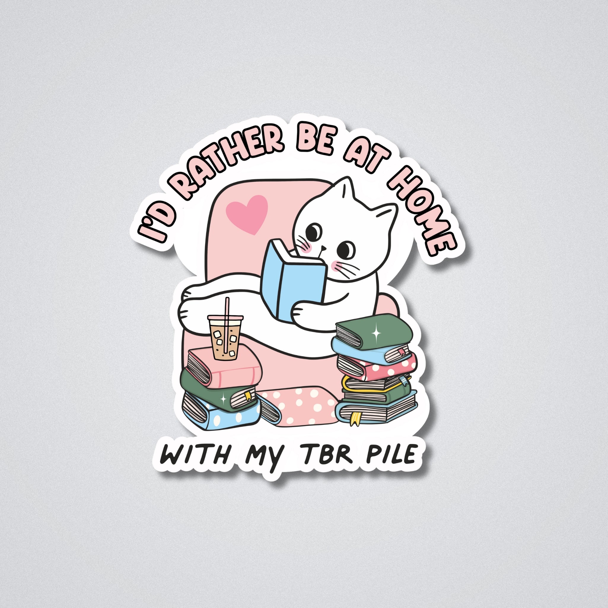 My TBR Pile Vinyl Waterproof Sticker