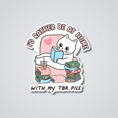 My TBR Pile Vinyl Waterproof Sticker