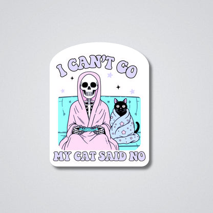 Black Cat Lover Vinyl Waterproof Sticker