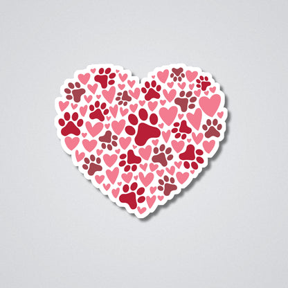 Paw Lover Vinyl Waterproof Sticker