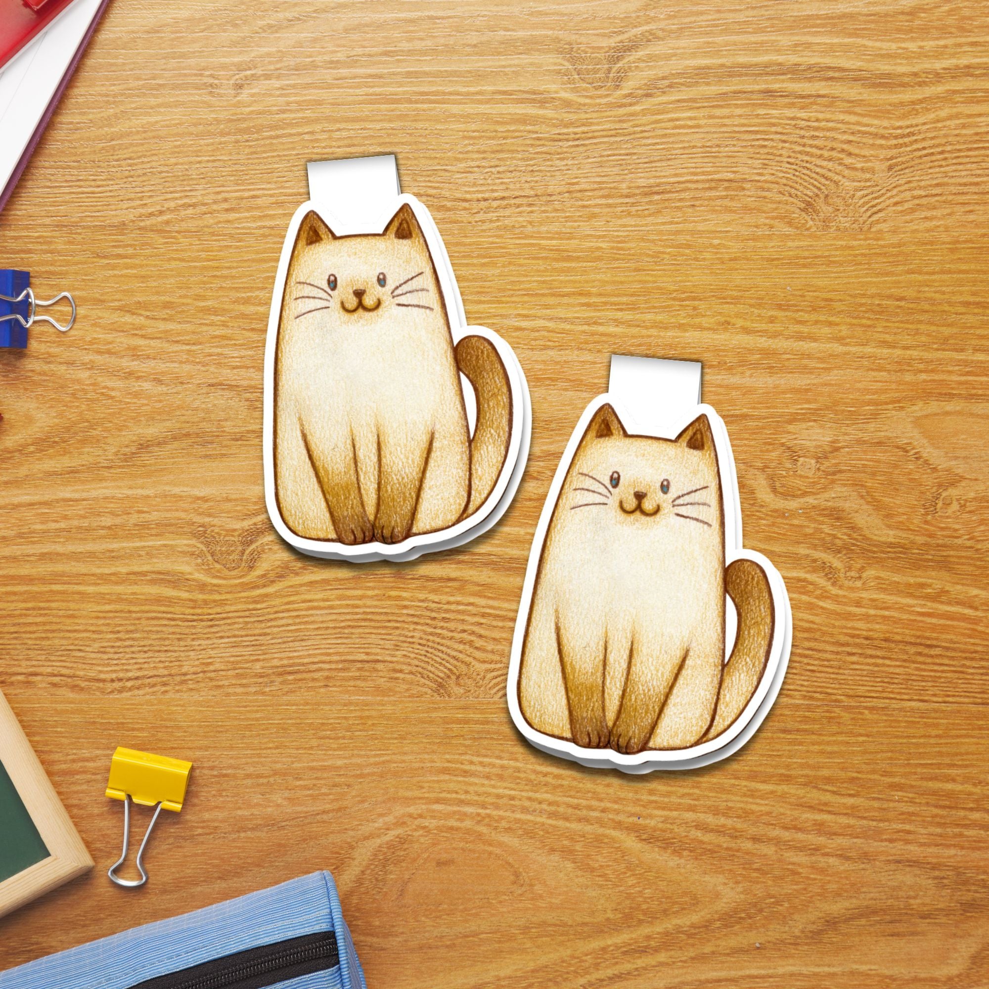 Ginger Cat Magnetic Bookmark