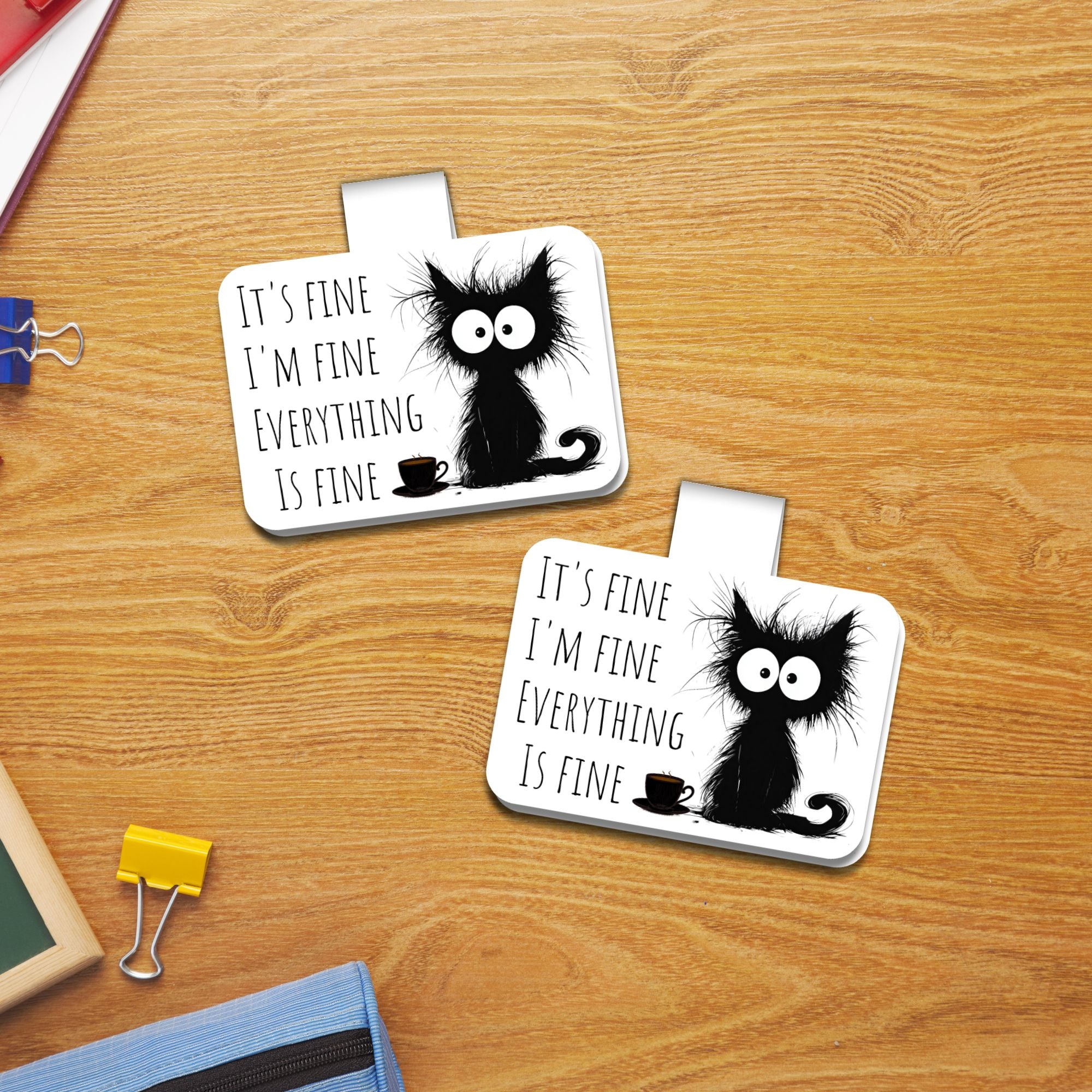 Cat Lover Magnetic Bookmark