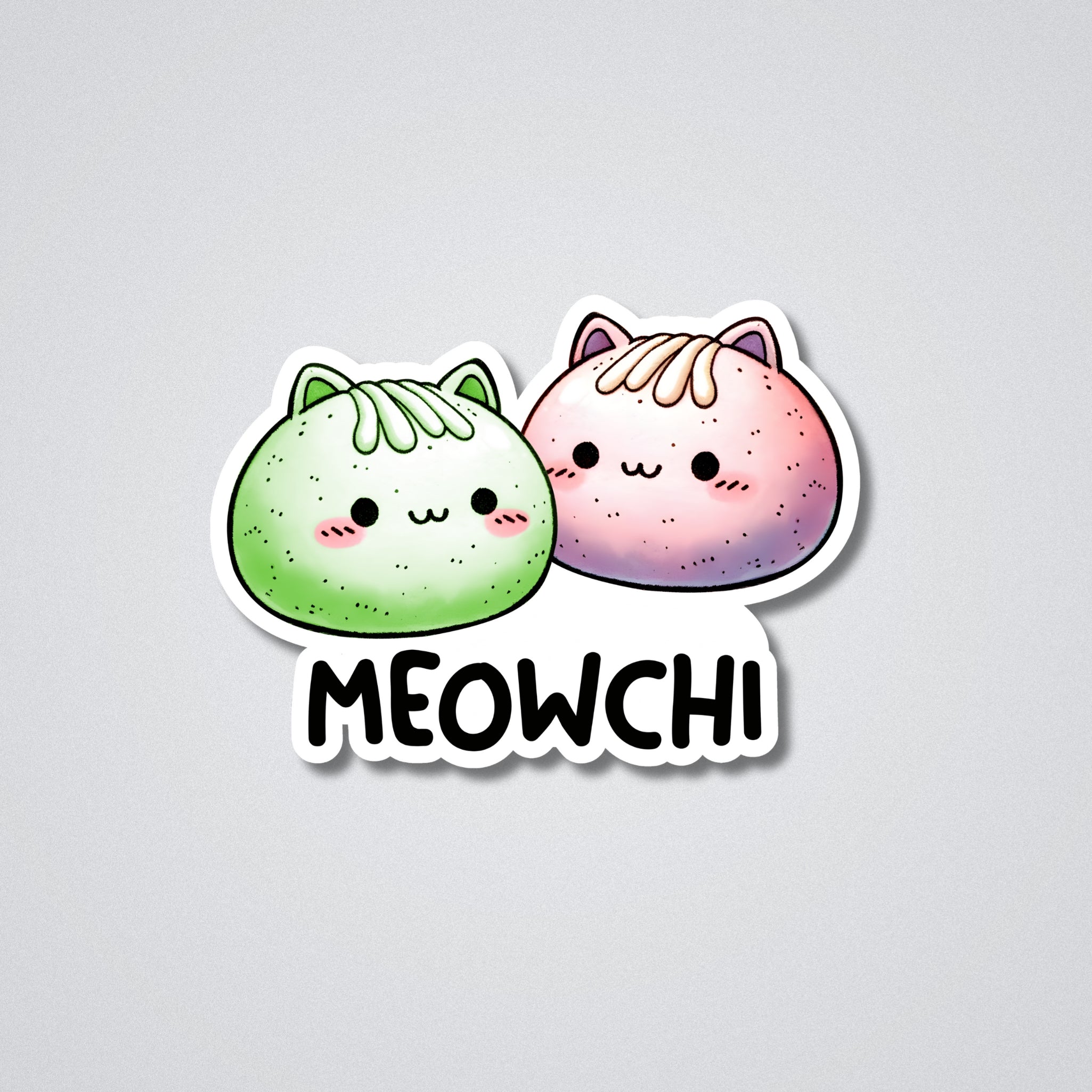 Meowchi Vinyl Waterproof Sticker