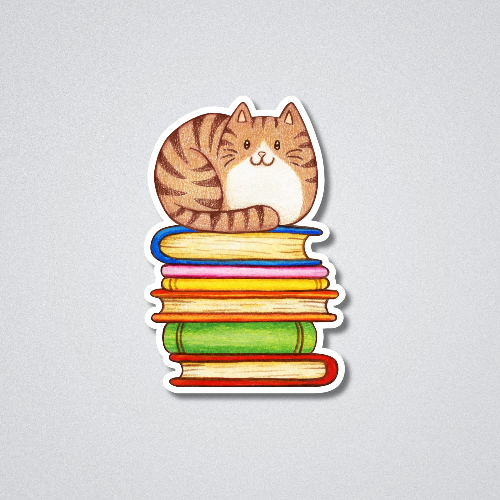 Ginger Cat Lover Vinyl Waterproof Sticker