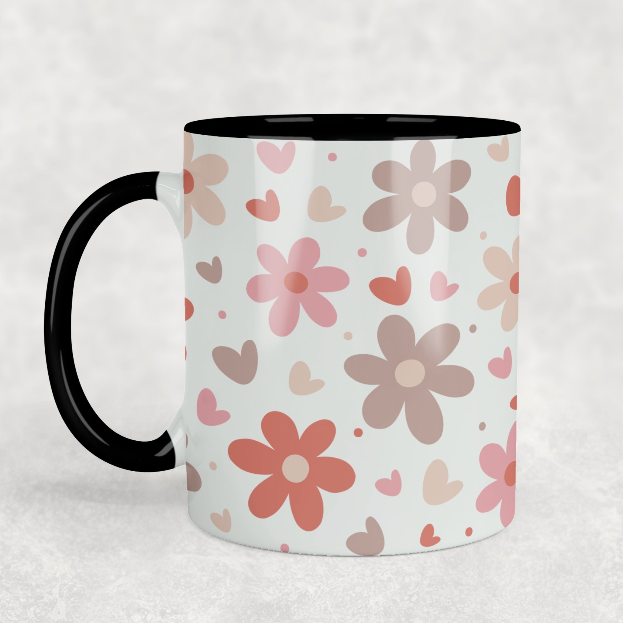 Pastel Daisies Ceramic Mug