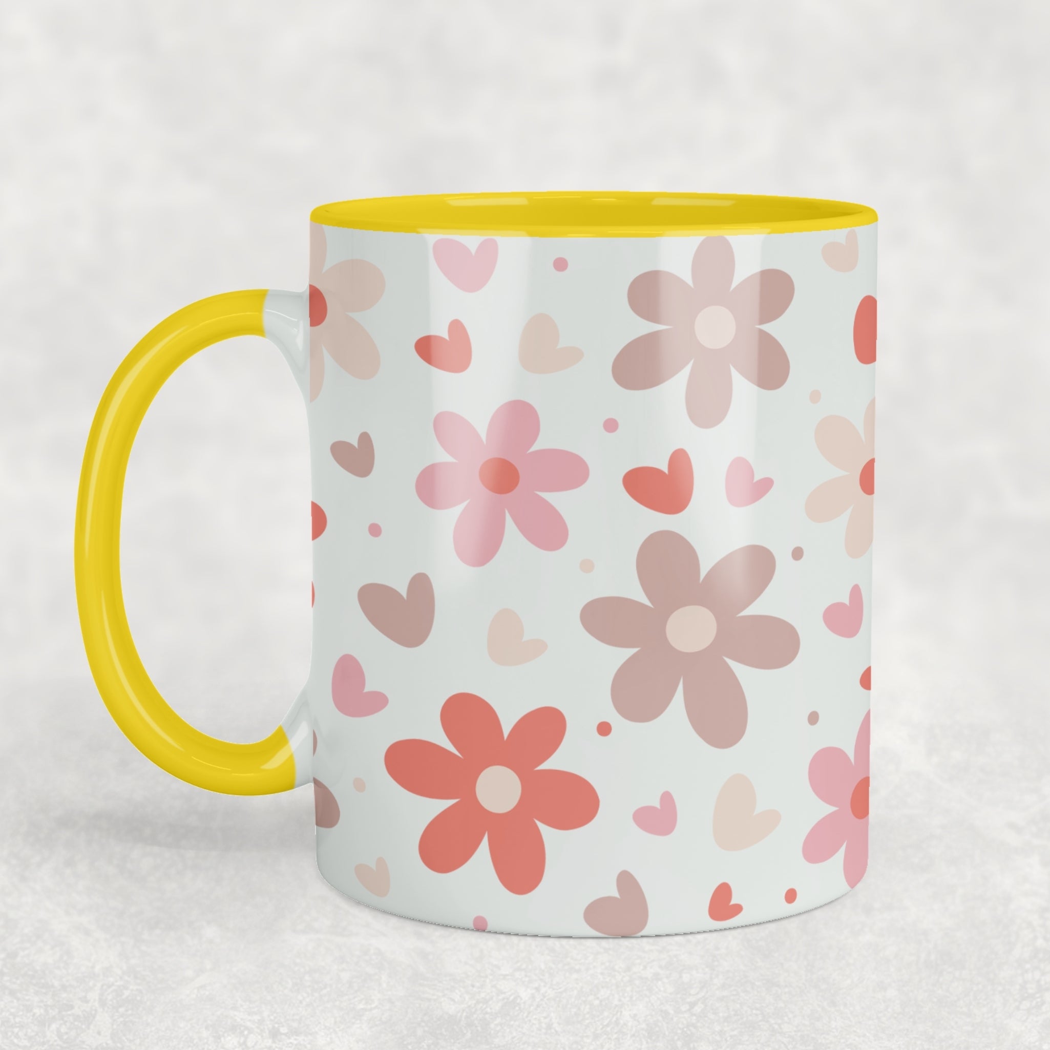 Pastel Daisies Ceramic Mug