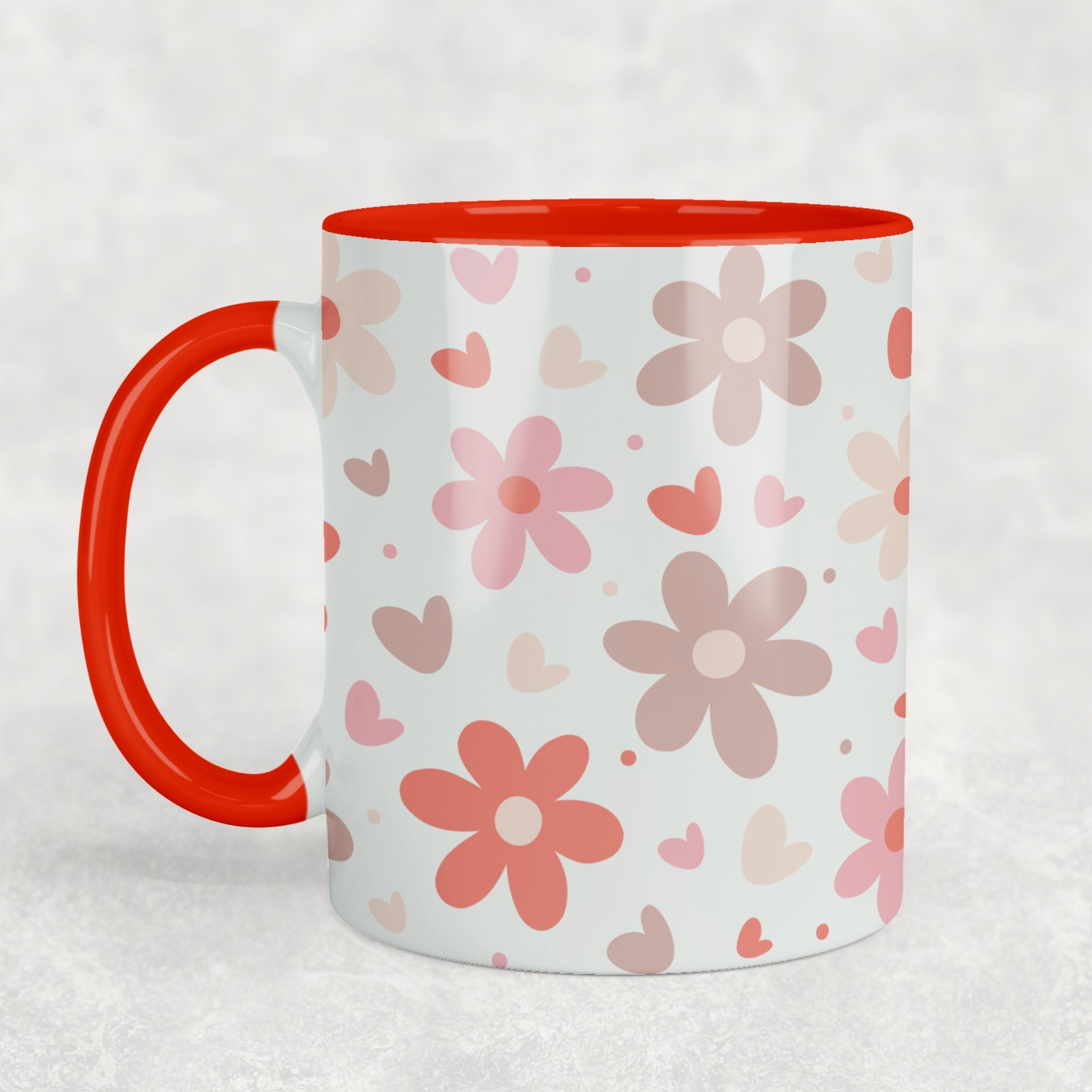 Pastel Daisies Ceramic Mug