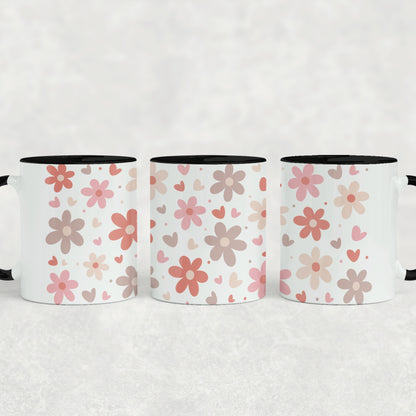 Pastel Daisies Ceramic Mug