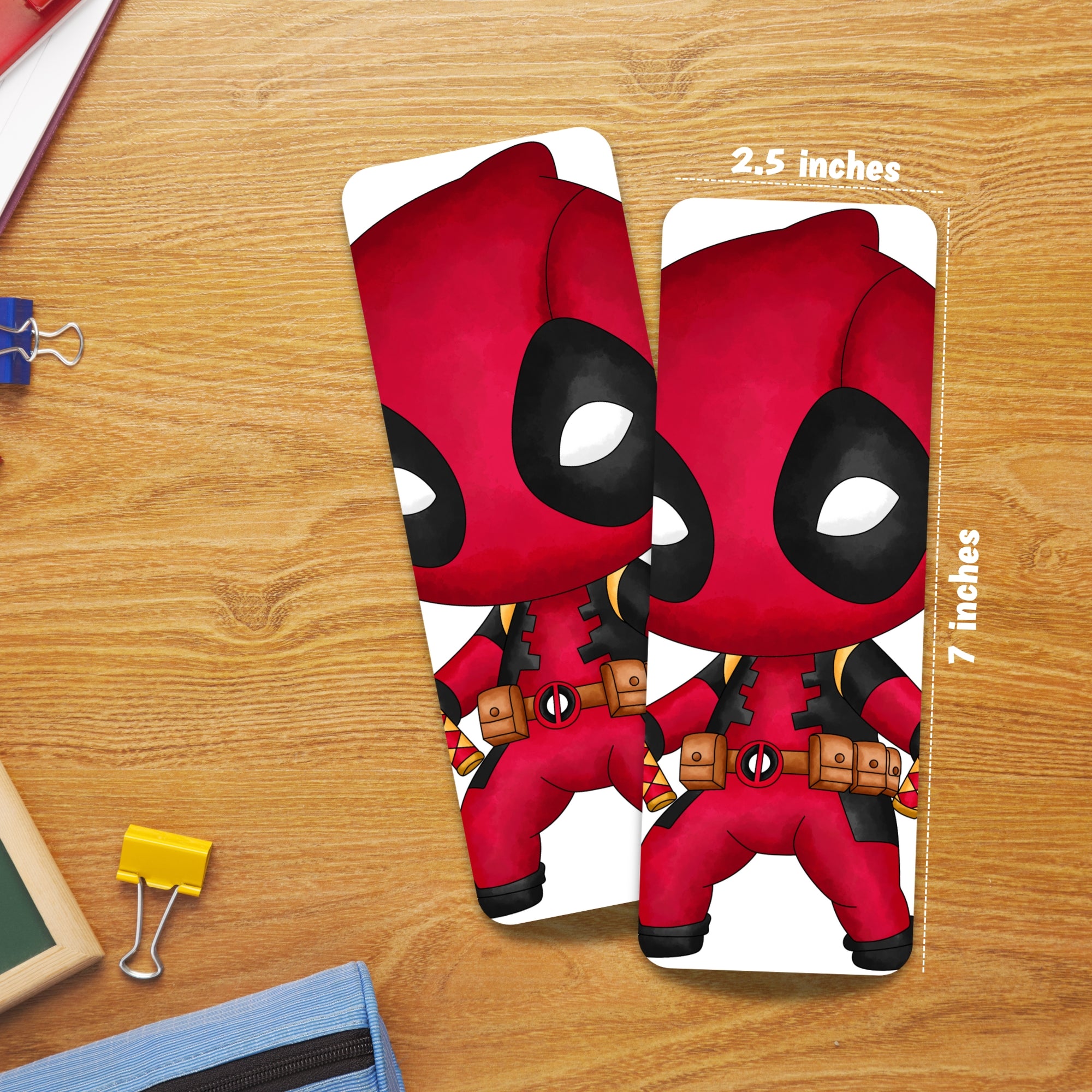 Super Heroes Bundle A Laminated Bookmarks