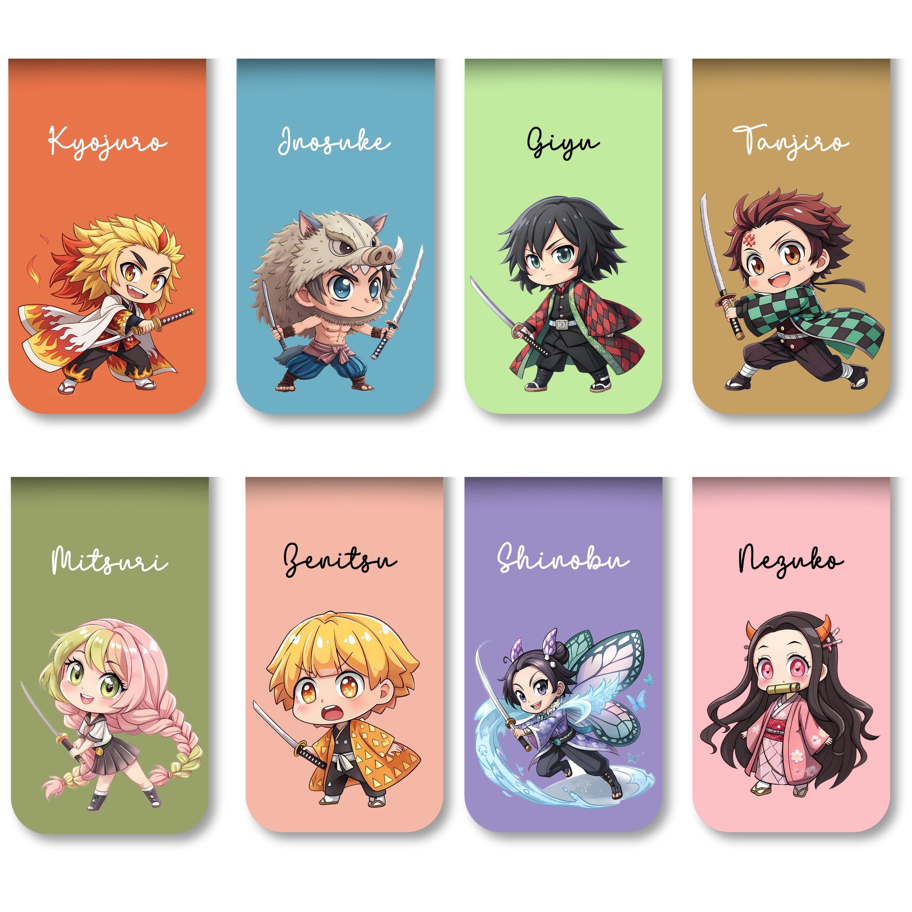 Demon Slayer - 1 Magnetic Bookmarks Bundle