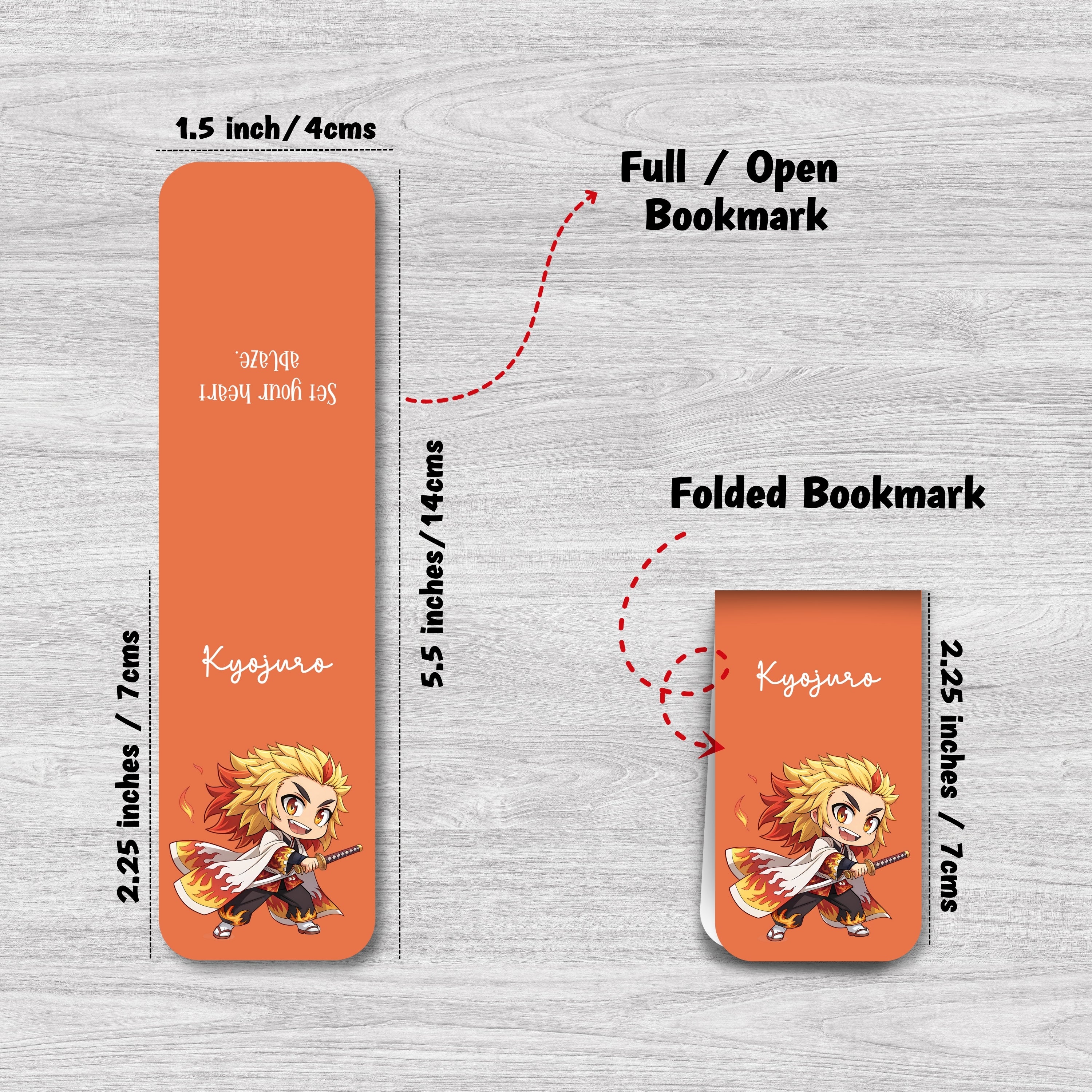 Demon Slayer - 1 Magnetic Bookmarks Bundle