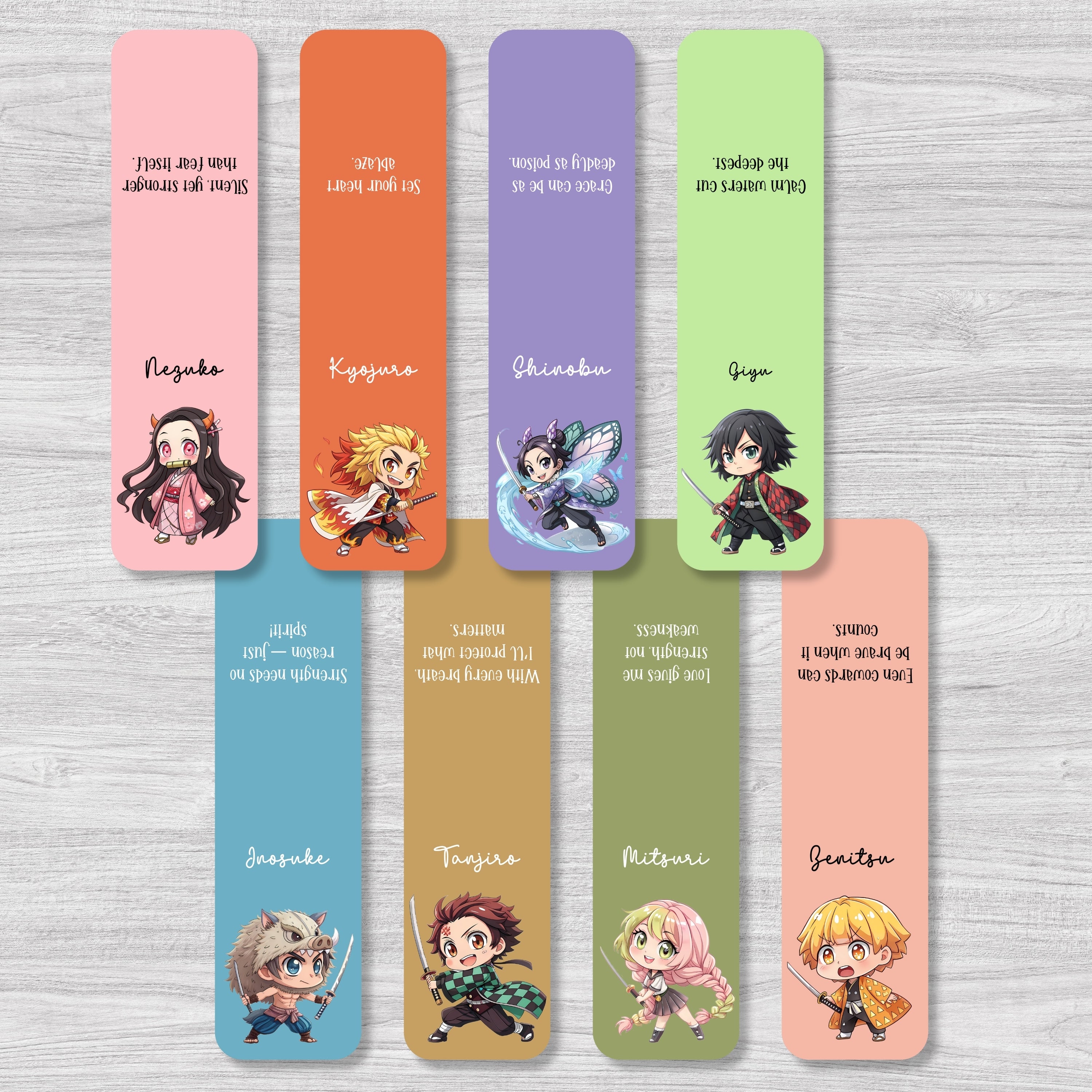 Demon Slayer - 1 Magnetic Bookmarks Bundle