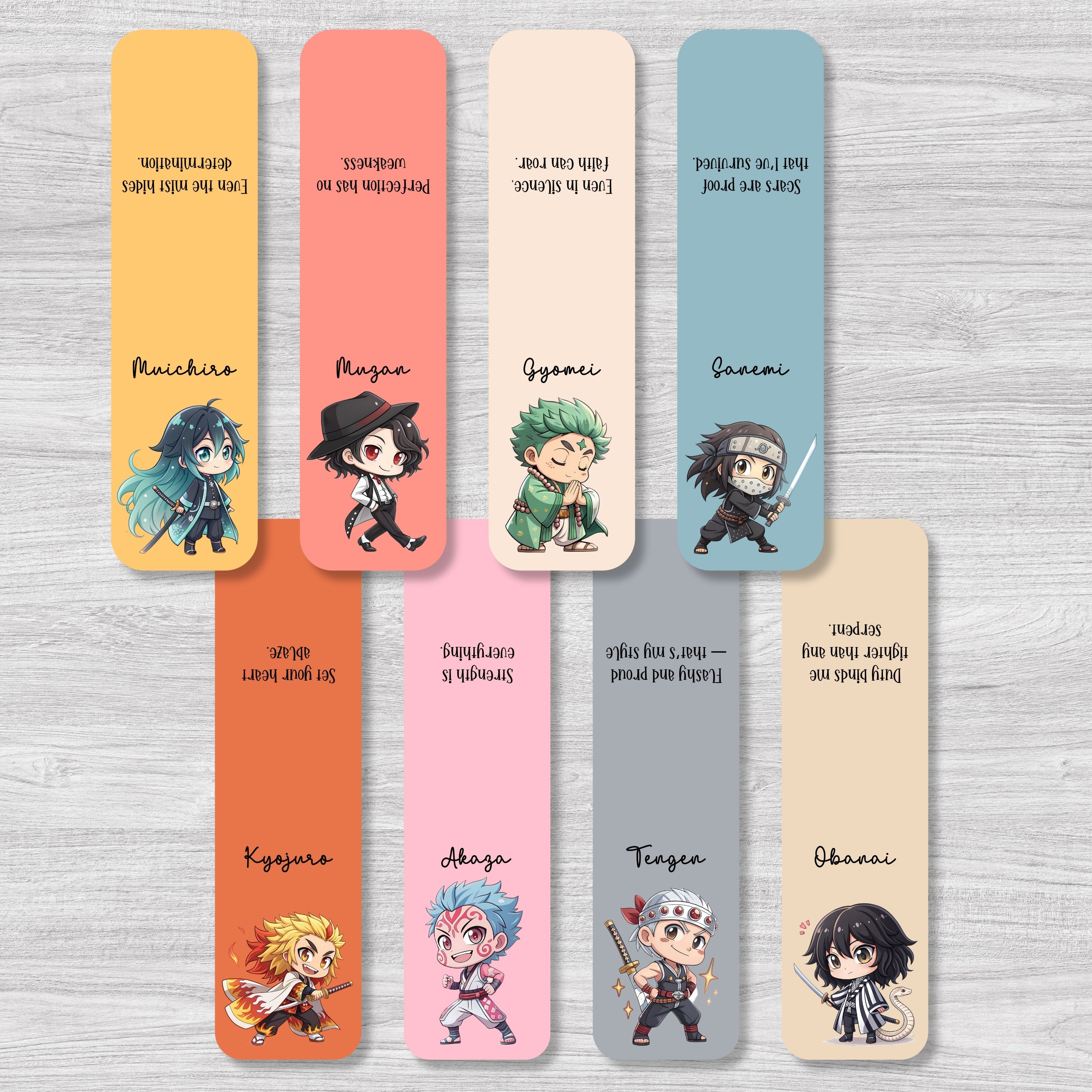 Demon Slayer - 2 Magnetic Bookmarks Bundle