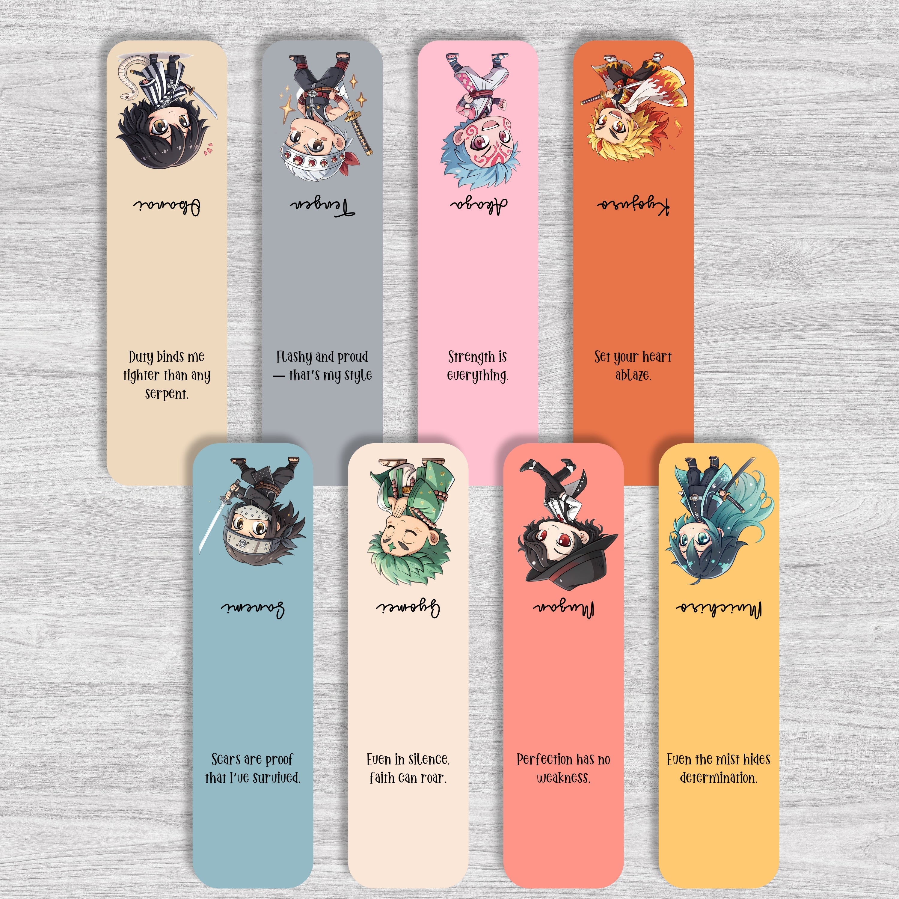 Demon Slayer - 2 Magnetic Bookmarks Bundle