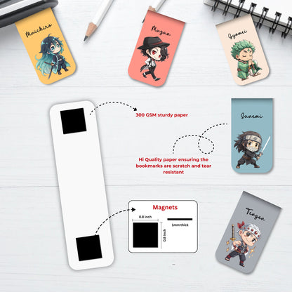 Demon Slayer - 2 Magnetic Bookmarks Bundle