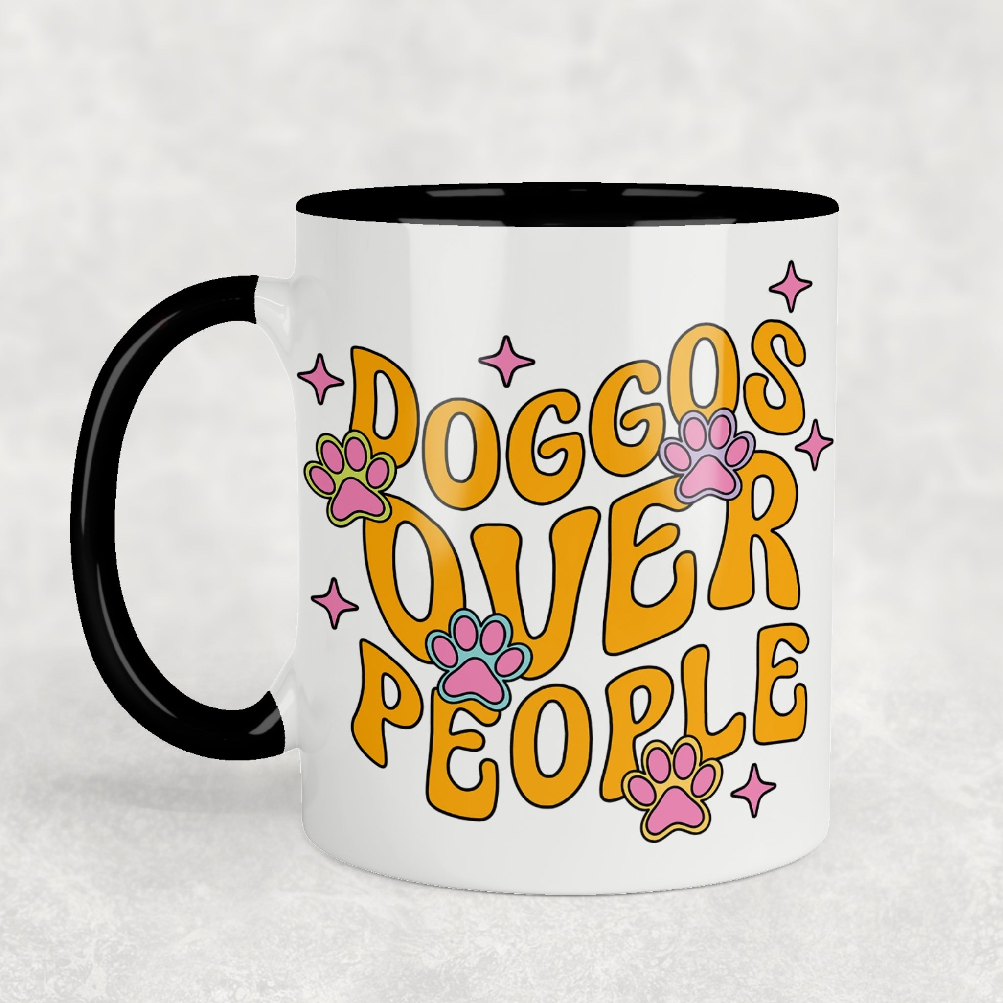Doggos Over People Ceramic Mug