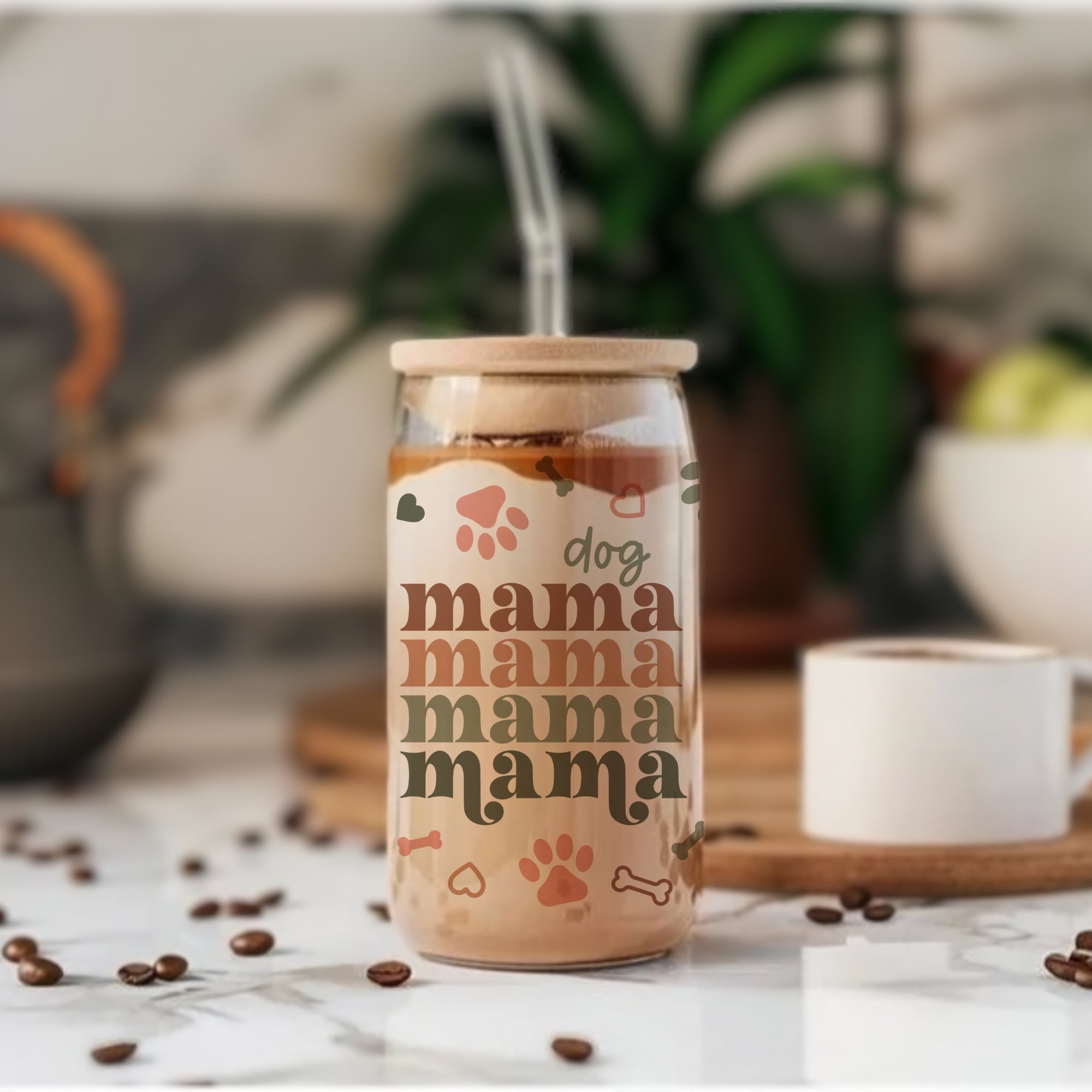 Dog Mama - Glass Tumbler