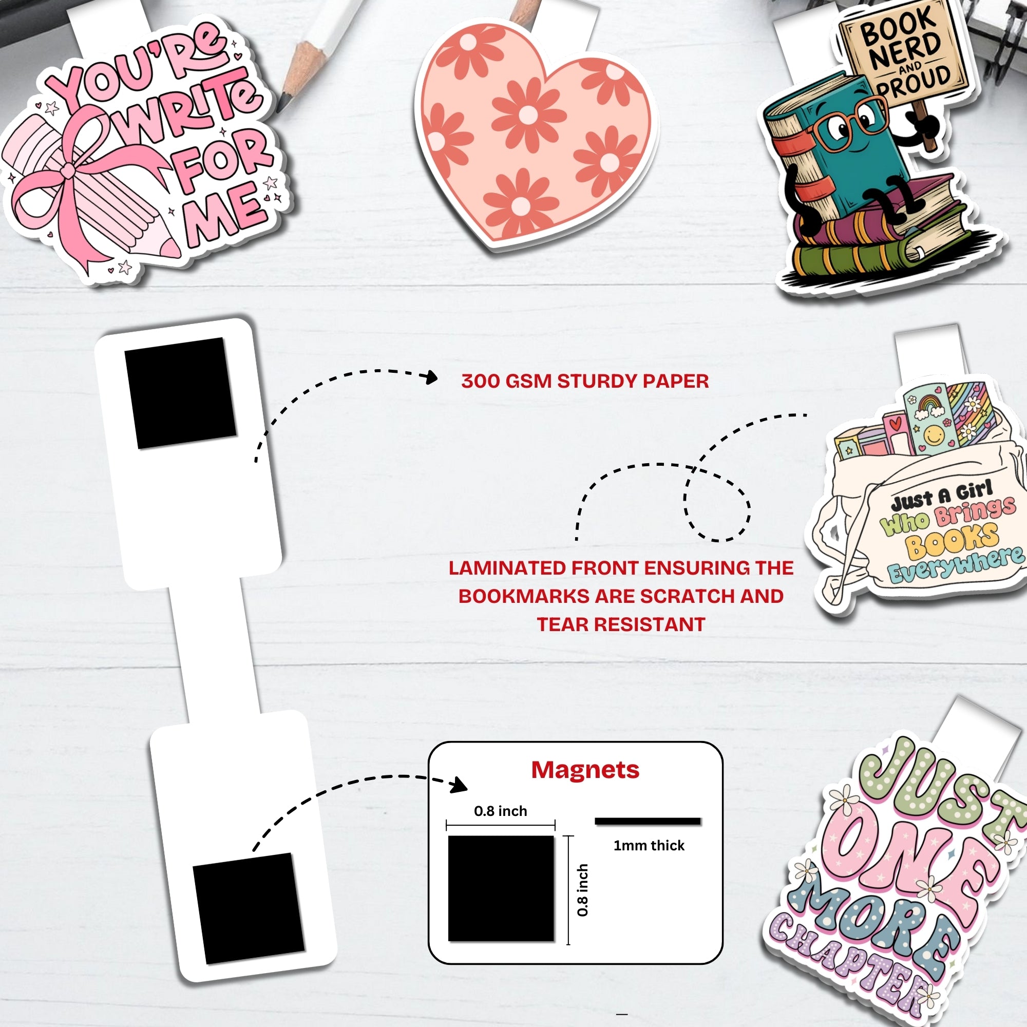 Daily Chapters Magnetic Bookmarks Bundle