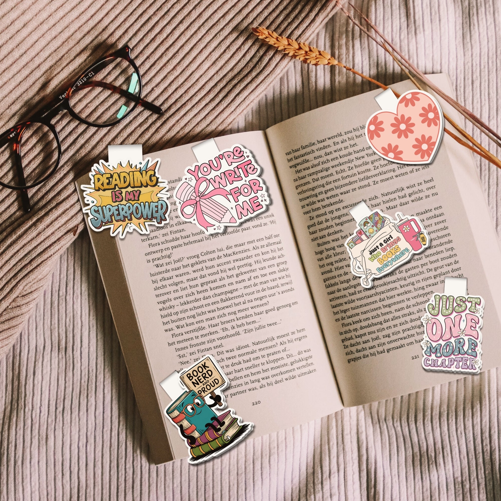 Daily Chapters Magnetic Bookmarks Bundle