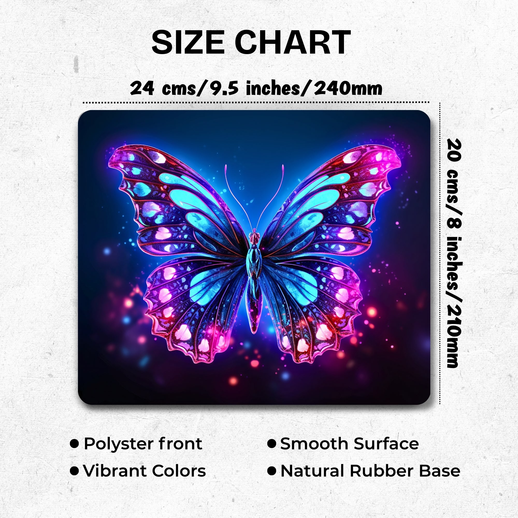 Aurora Wings Mouse Pad