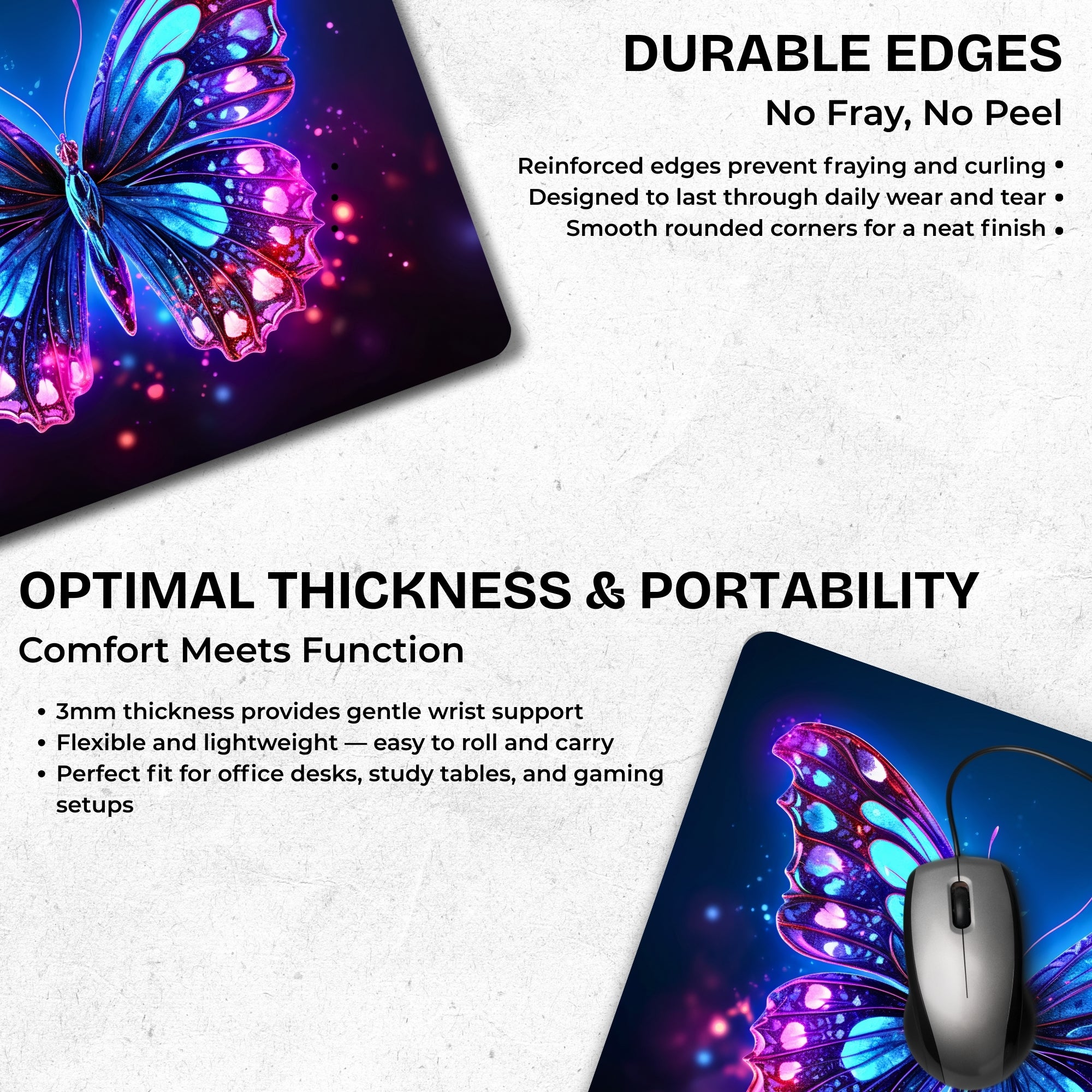 Aurora Wings Mouse Pad