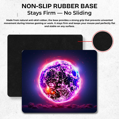 Cosmic Neon Mouse Pad