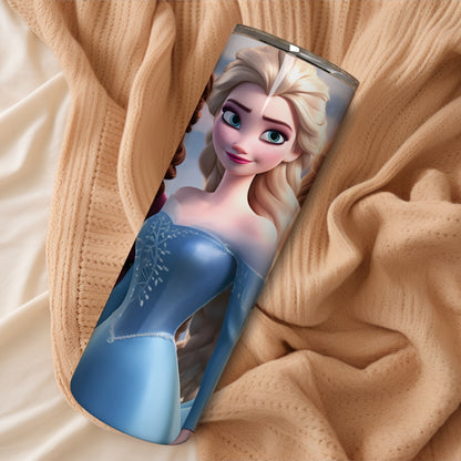Elsa's Girls Themed Stainless Steel Vacuum Insulated Tumbler