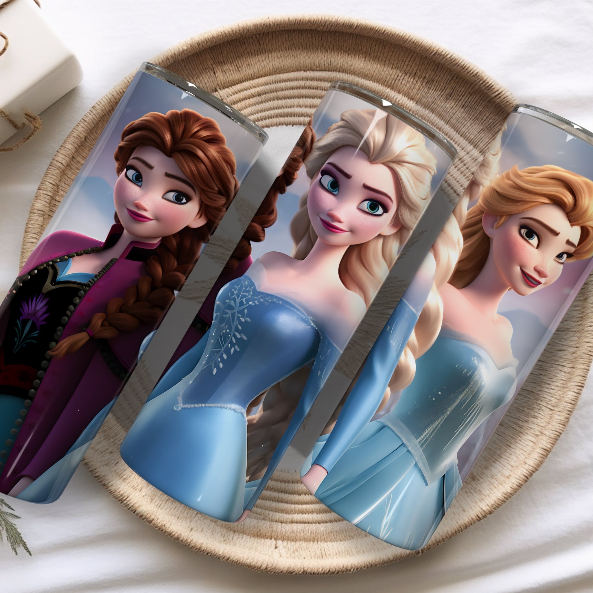 Elsa's Girls Themed Stainless Steel Vacuum Insulated Tumbler