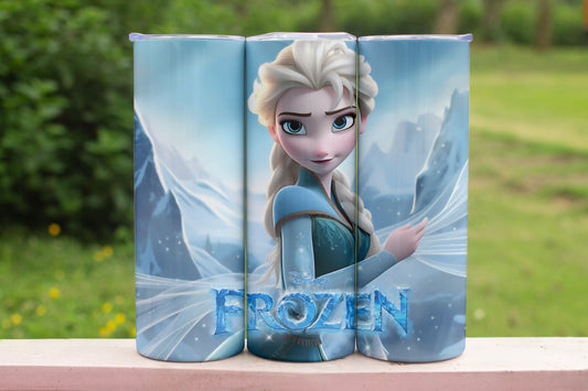 Elsa Frozen Themed Stainless Steel Vacuum Insulated Tumbler