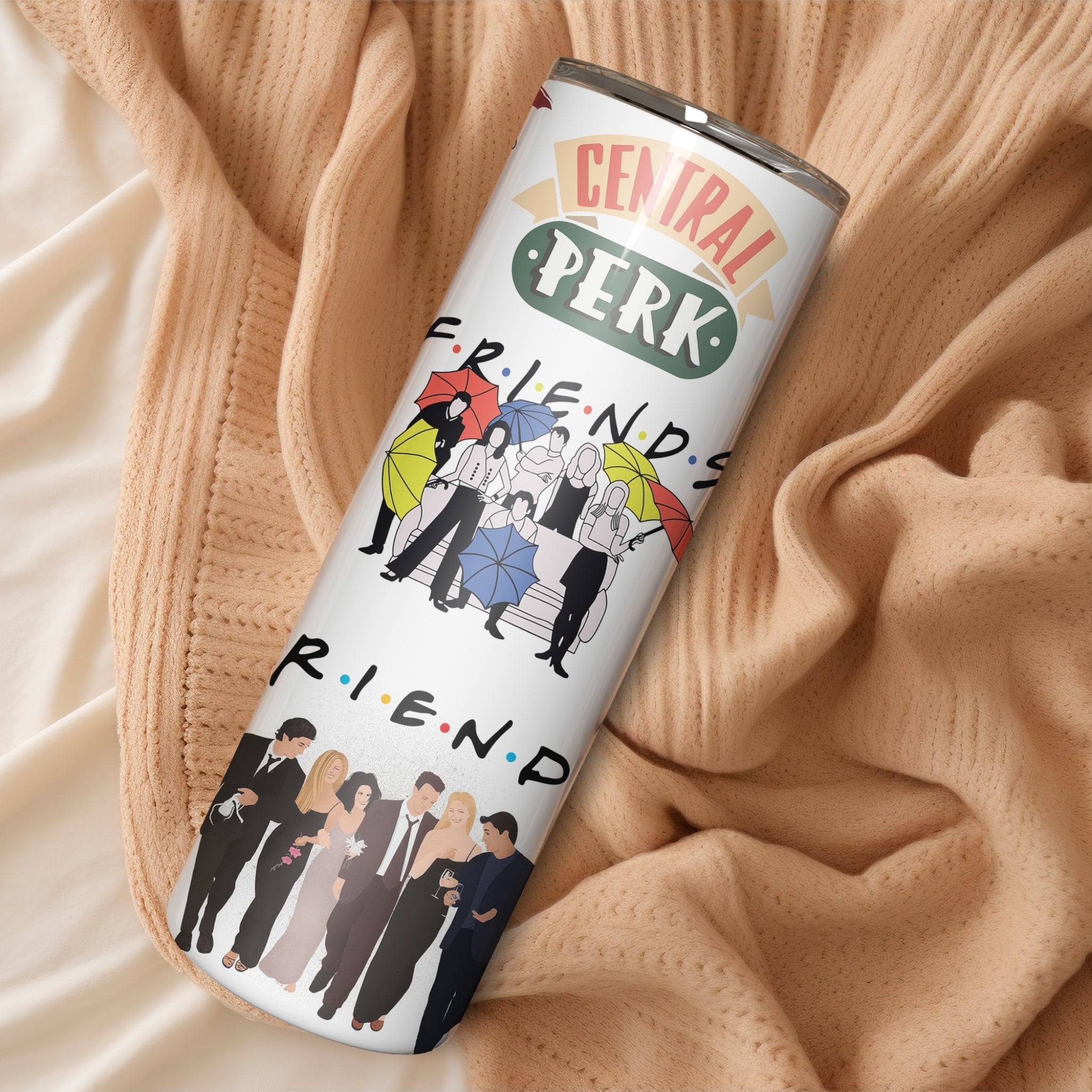 Friends Themed Stainless Steel Vacuum Insulated Tumbler