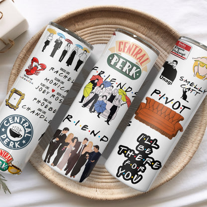 Friends Themed Stainless Steel Vacuum Insulated Tumbler