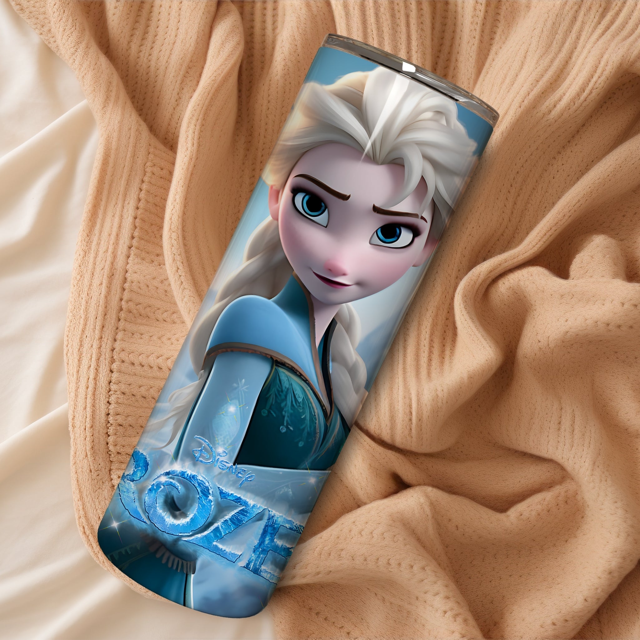 Frozen Elsa Themed Stainless Steel Vacuum Insulated Tumbler