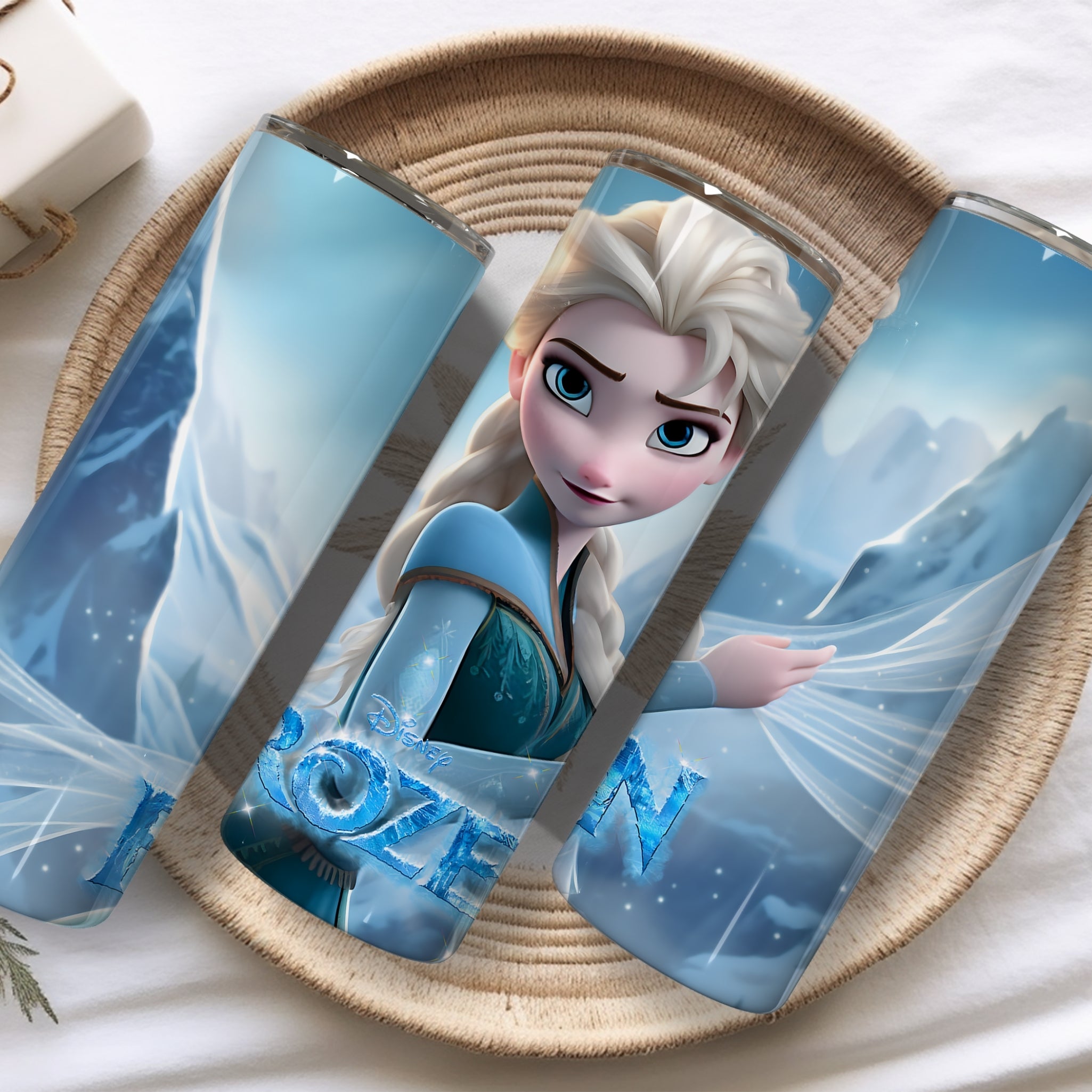 Frozen Elsa Themed Stainless Steel Vacuum Insulated Tumbler
