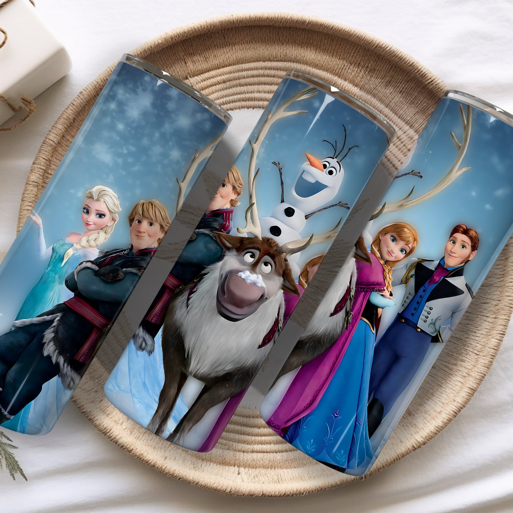 Frozen Family Themed Stainless Steel Vacuum Insulated Tumbler