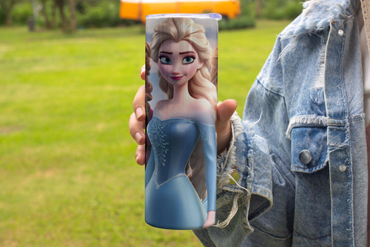 Frozen - Elsa Themed Stainless Steel Vacuum Insulated Tumbler