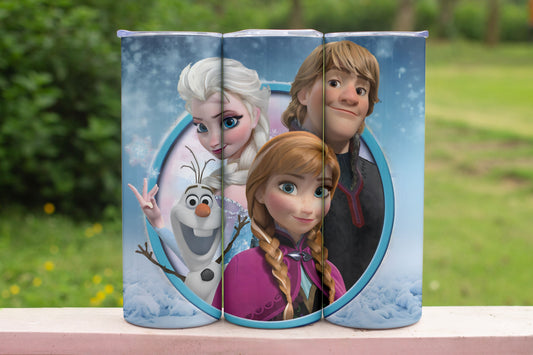 Frozen Themed Stainless Steel Vacuum Insulated Tumbler